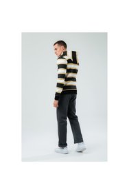 Mens Stripe Hoodie