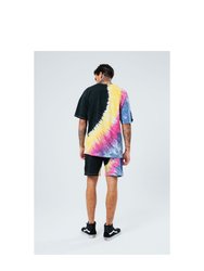 Mens Tie Dye Shorts - Multicolored