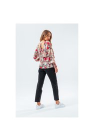 Womens/Ladies Antique Bloom Blouse - Multicolored