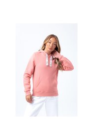 Womens/Ladies Drawcord Hoodie - Blush - Blush