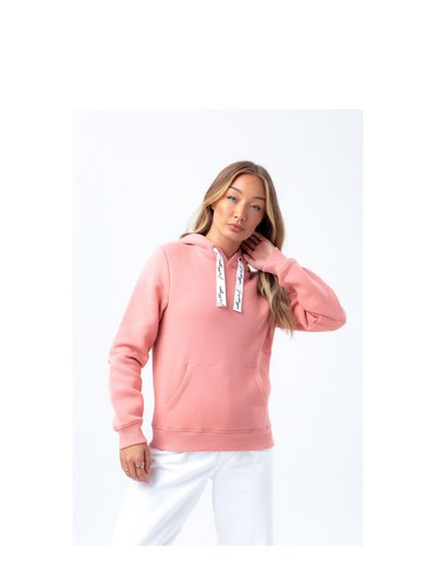 Hype Womens/Ladies Drawcord Hoodie - Blush product