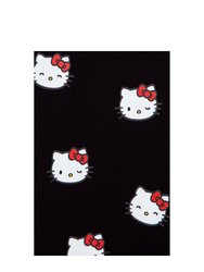 Womens/Ladies Hello Kitty T-Shirt - Black/White