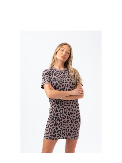 Hype Womens/Ladies Leopard Print T-Shirt Dress product