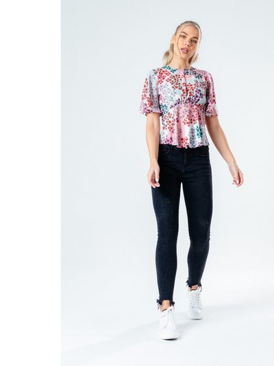 Hype Womens/Ladies Paint Daisy Blouse product