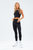 Womens/Ladies Quarter Zip Fitted Crop Top