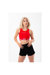 Womens/Ladies Repeat Logo KFC Bralette - Red/White - Red/White