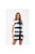 Womens/Ladies Tie Dye T-Shirt Dress - White/Black - White/Black