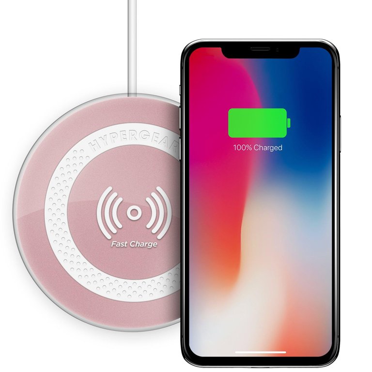 ChargePad Pro 10W Wireless Fast Charger - Rose Gold