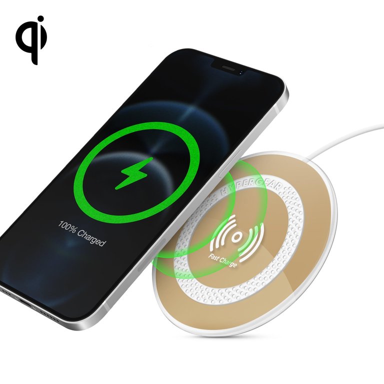 ChargePad Pro 15W Wireless Fast Charger - Gold