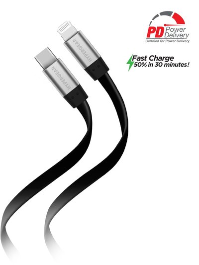 Hypergear Flexi USB-C To Lightning Flat Cable 6ft product
