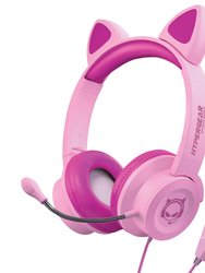Kombat Kitty Gaming Headset - Pink