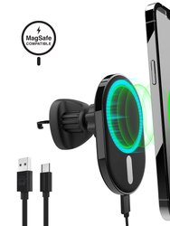 MagVent Wireless Car Charging Mount For iPhone 13