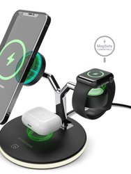 MaxCharge 3-in-1 MagSafe Wireless Charging Stand For iPhone + Apple Watch + AirPods