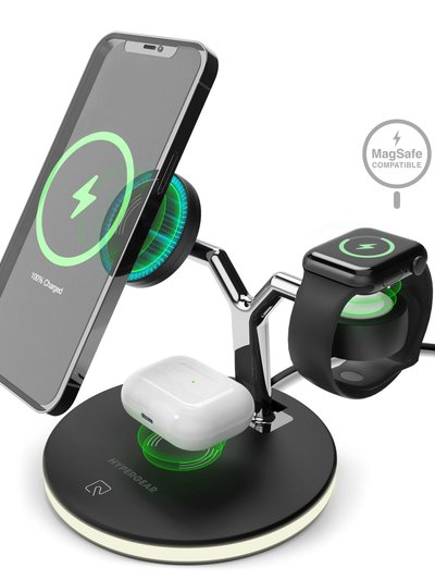 Hypergear MaxCharge 3-in-1 MagSafe Wireless Charging Stand For iPhone + Apple Watch + AirPods product
