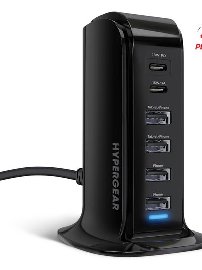 Hypergear Power Tower 42W 6 USB Charging Station product