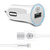 Rapid 2.4A Car Charger With MFI Lightning Cable 4ft W