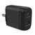 Speed Boost 25W PD Dual Output Wall Charger - Black