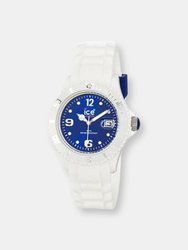 Ice-Watch Ice-White SI.WB.U.S.10 Blue Resin Quartz Fashion Watch - Blue
