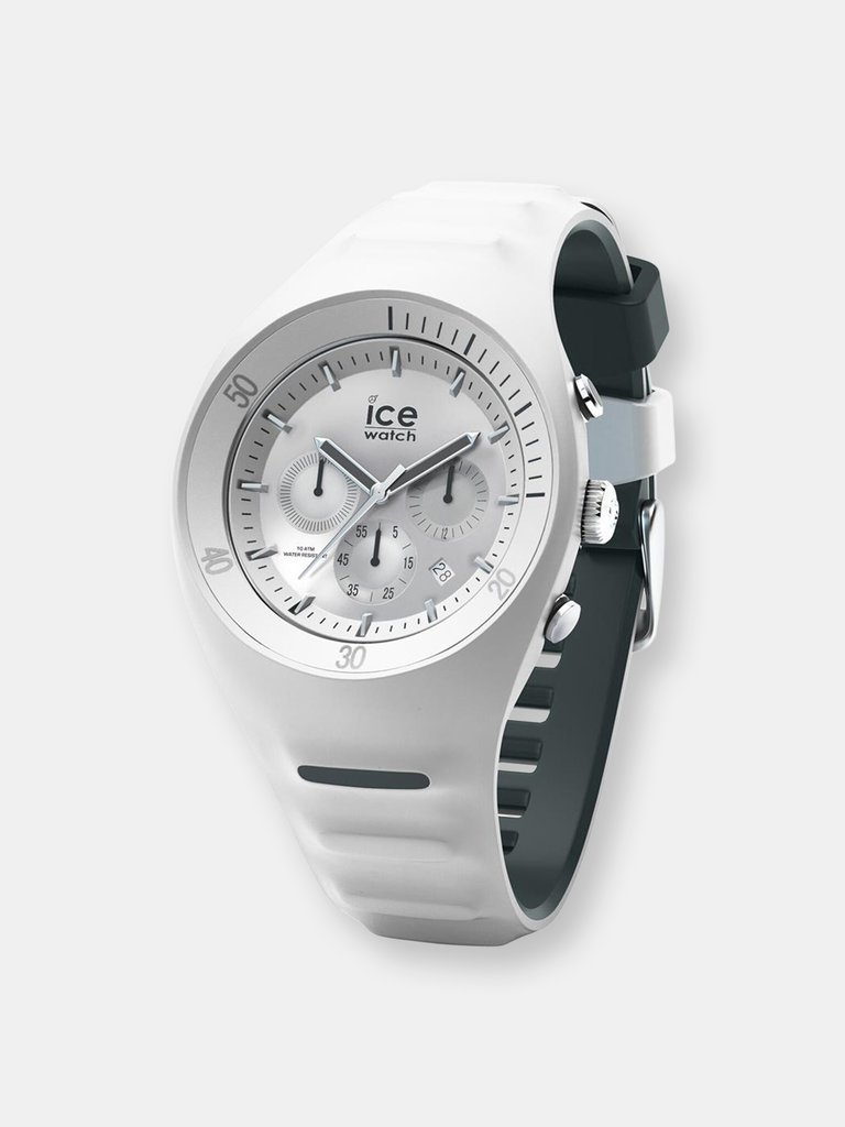 Ice-Watch Men's P. Leclercq 014943 White Silicone Quartz Fashion Watch - White
