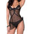 Asymmetrical Chemise In Black - Black