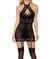 Halter Chemise Top In Black - Black