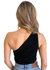 After Daylight One Shoulder Top In Black