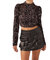 All Night Long Sequin Crop Top In Black/pink - Black/pink