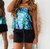 Aquamarine Sequin Cami Top In Black Multi