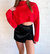 Calling All Cuddles Sweater In Red - Red