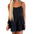 Cocktail Romper In Black - Black