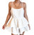 Cocktail Romper In White