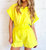 Lemon Lime Romper In Lime - Lime