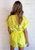 Lemon Lime Romper In Lime