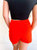 Ride The Wave Asymmetrical Shorts In Red