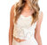 Sunset Cove Crochet Top In Cream - Cream