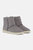 Women's Suede Ankle Boots In Dark Shadow