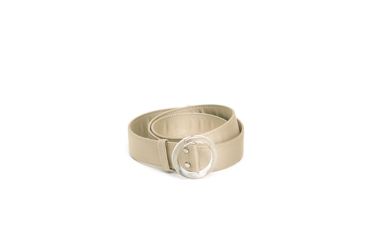 Nº46 Lucite Buckle Belt - Champagne - Champagne