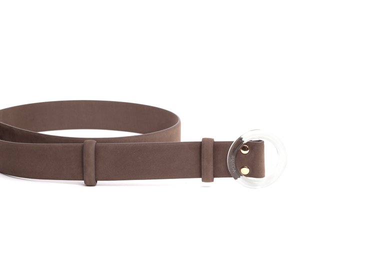 Nº46 Lucite Buckle Belt - Mist