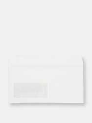 Impact DL Peel And Seal Envelopes - Window White