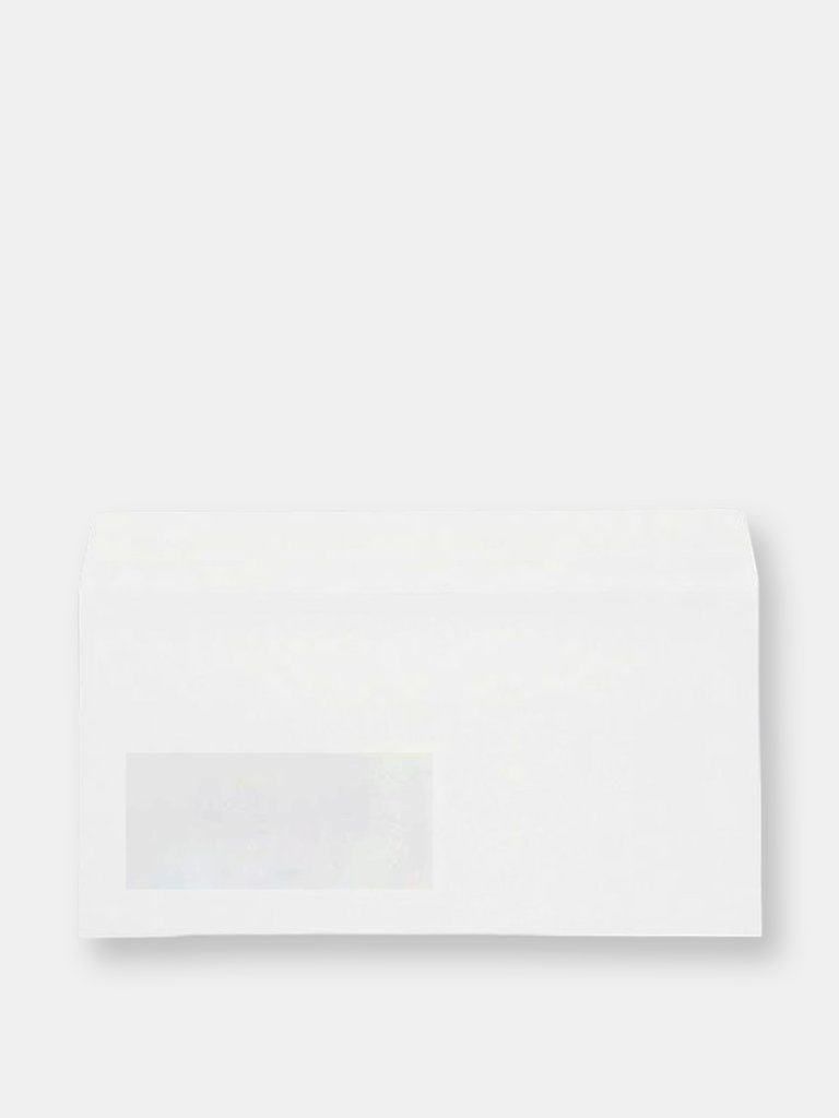 Impact DL Peel And Seal Envelopes - Window White