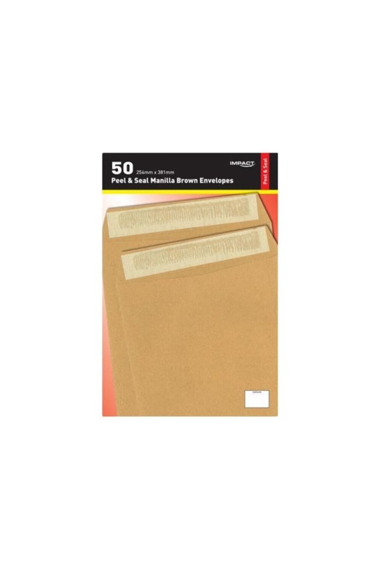 Impact Envelopes (Pack of 50) (Brown) (229mm x 102mm)