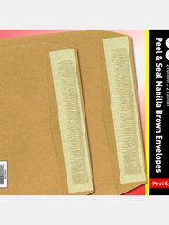 Impact Self Seal Manilla Envelope (Pack Of 50) (Brown) (One Size)
