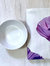 Napkin Set: Purple Poppies on Snow