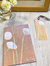 Notepad & Bookmark Set: Cream Flowers on Orange