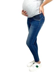 Butt Lifter Skinny With Side Elastics Jeans - Blue