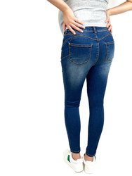 Butt Lifter Skinny With Side Elastics Jeans