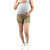Classic Khaki Butt Lifter Maternity Shorts - Khaki