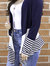 Color Block Cardigan