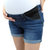 Dark Classic Cuffed Maternity Shorts