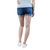 Dark Wash Raw Cuff Destructed Maternity Shorts With Belly Band